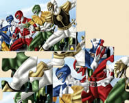 Szuperhss - Power Rangers jigsaw