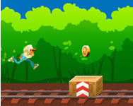 Subway runner Szuperhõsös HTML5 játék